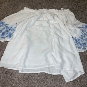 Off the shoulder shirt